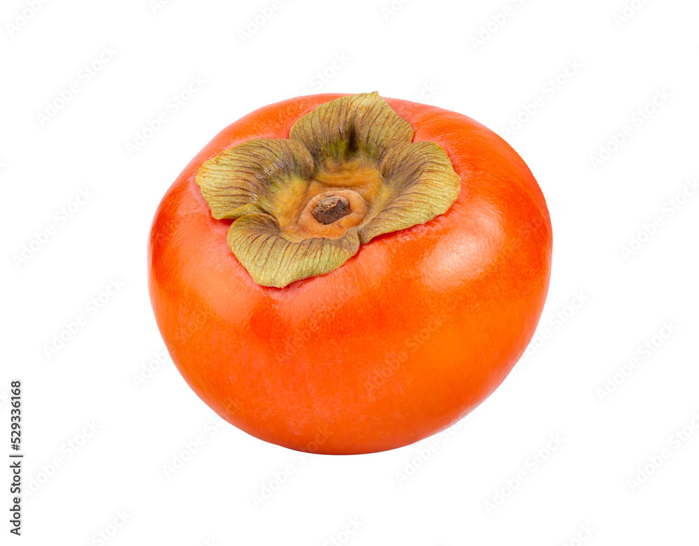 Persimmons isolated on transparent png