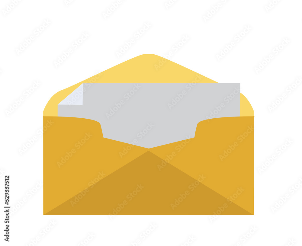 illustration of an envelope illustration of an envelope