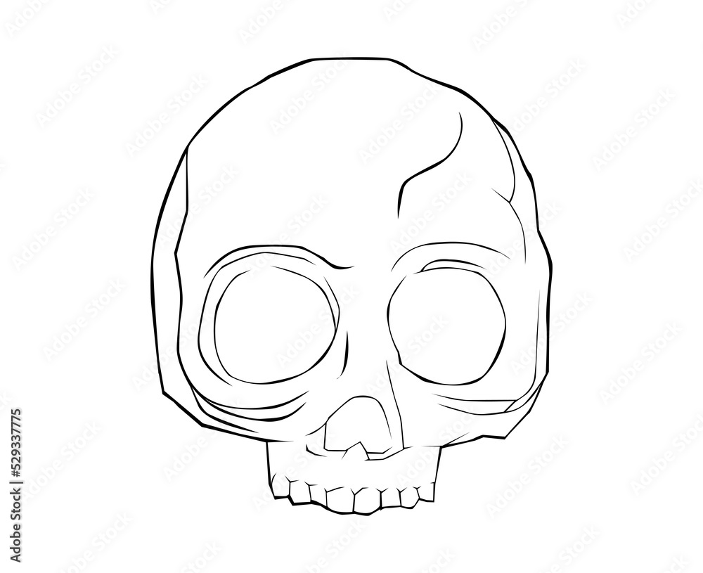 skull lineart skull lineart