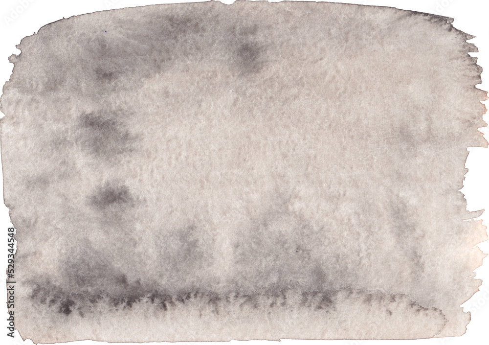 Watercolor brown abstract boho background. Transparent PNG clipart ...