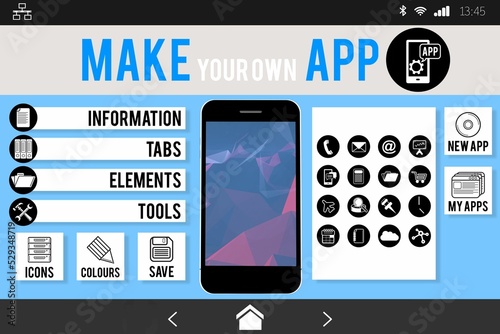 Make your own app smartphone