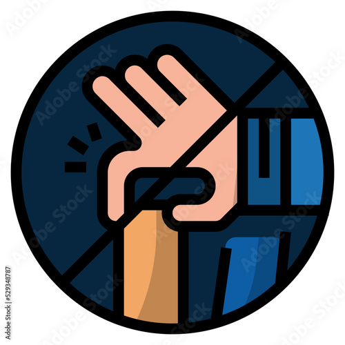 non intervention icon