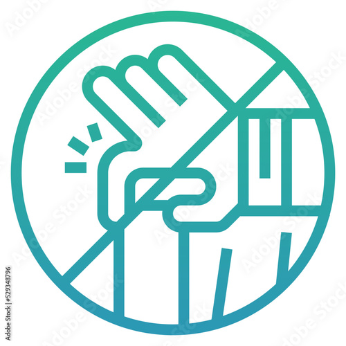 non intervention icon