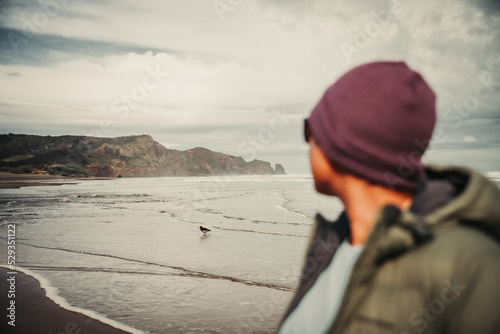 Bethells Beach - West Auckland, New Zealand - Girl