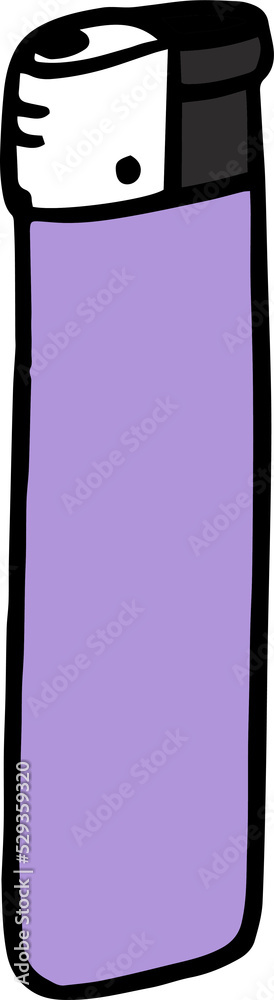 Obraz premium Illustration of lighter