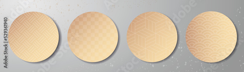 和風素材　和柄テンプレート　背景　見出し　豪華　和　季節　和菓子　和食　メニュー　カタログ　短冊