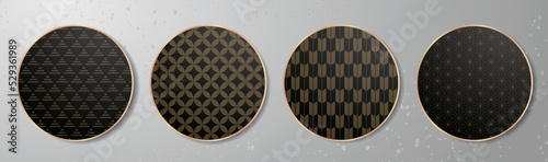 和風素材　和柄テンプレート　背景　見出し　豪華　和　季節　和菓子　和食　メニュー　カタログ　短冊