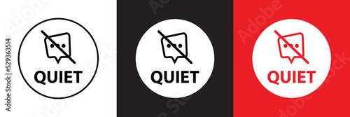 quiet zone sign	
