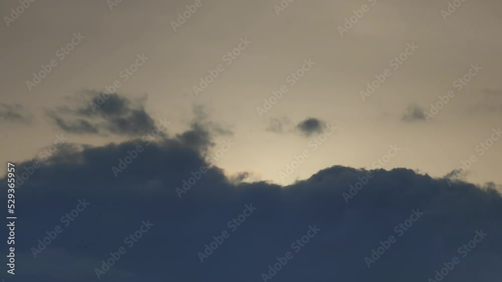 Beautiful Clouds Time Lapse During The Sunset Moody 4K Beautiful Clouds Time Lapse During The Sunset Moody 4K