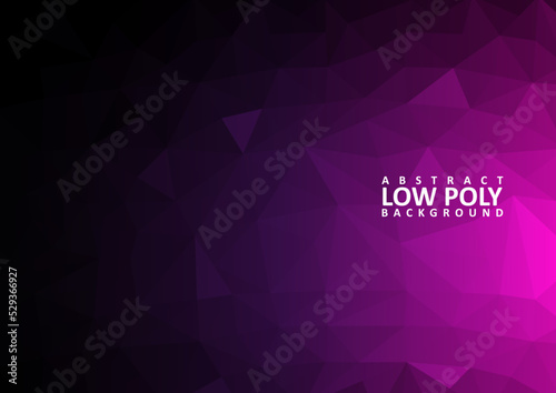 abstract low poly background with triangle shapes