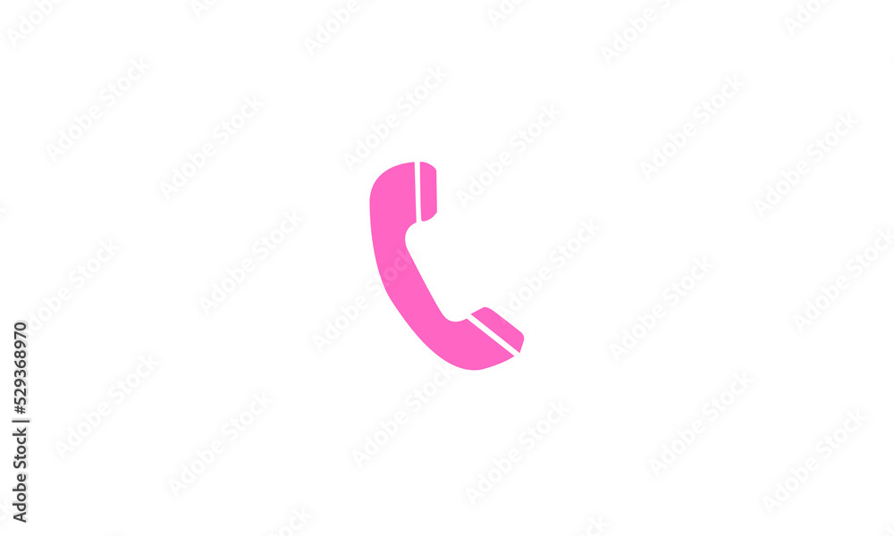 pink phone isolated on white pink phone isolated on white