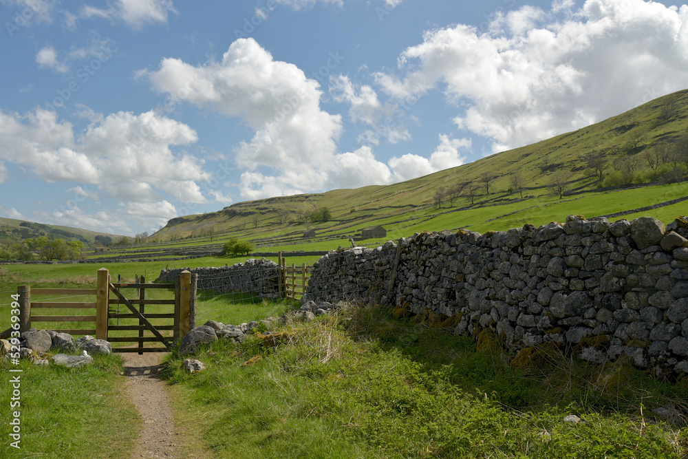 Scenery in Wharfedale near Grassington, Yorkshire Dales