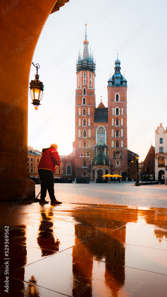 Naklejka premium Krakow church