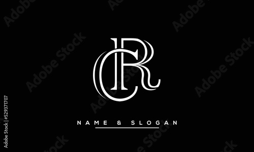CR,  RC,  C,  R   Abstract  Letters  Logo  Monogram