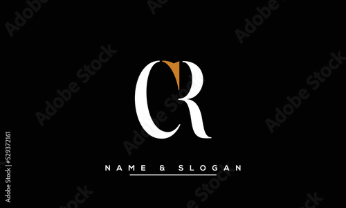 CR,  RC,  C,  R   Abstract  Letters  Logo  Monogram