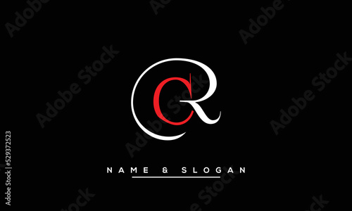 CR,  RC,  C,  R   Abstract  Letters  Logo  Monogram