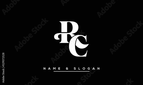 CR,  RC,  C,  R   Abstract  Letters  Logo  Monogram