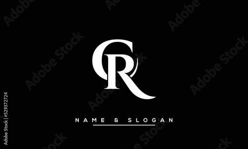 CR,  RC,  C,  R   Abstract  Letters  Logo  Monogram
