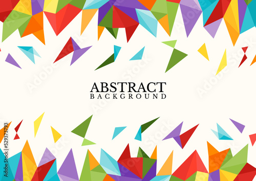 Abstract colorful geometric vector background