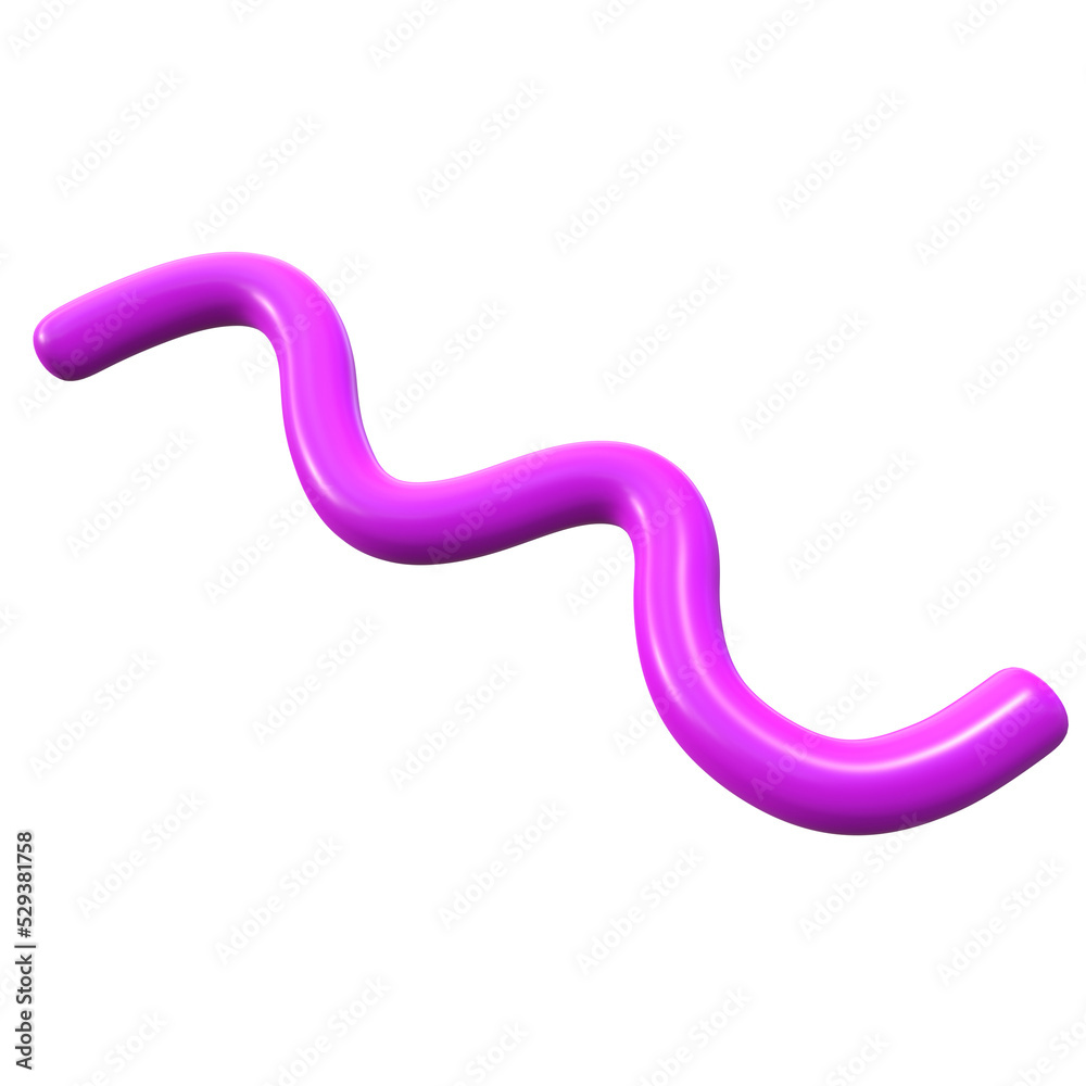 Abstract Wave Geometric Shape 3D Render Abstract Wave Geometric Shape 3D Render