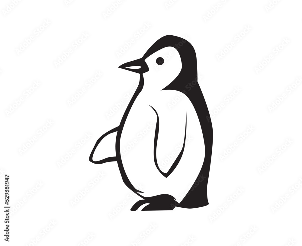 Obraz premium penguin illustration