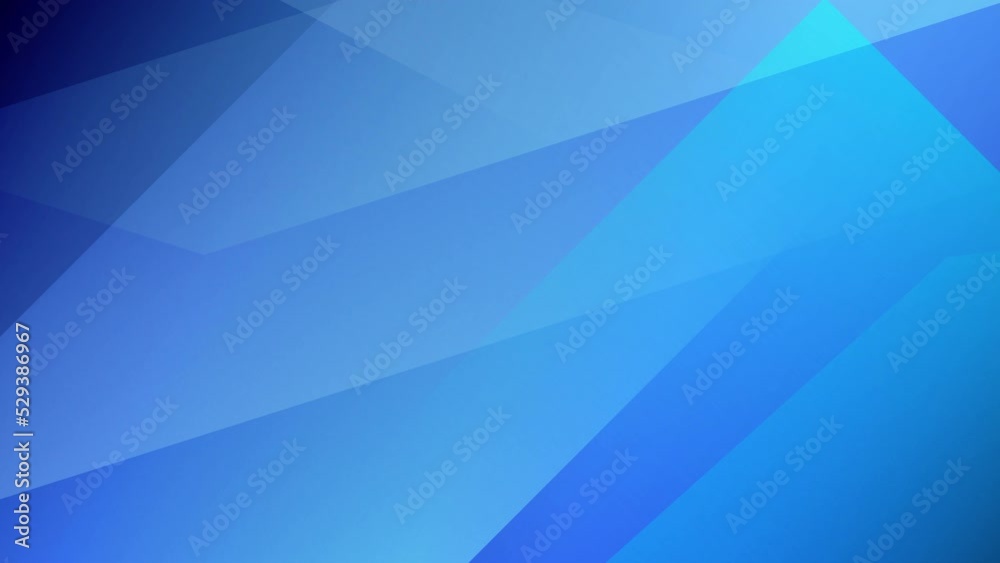 Abstract blue triangle light and shade creative motion background. Video animation Ultra HD 4k footage.