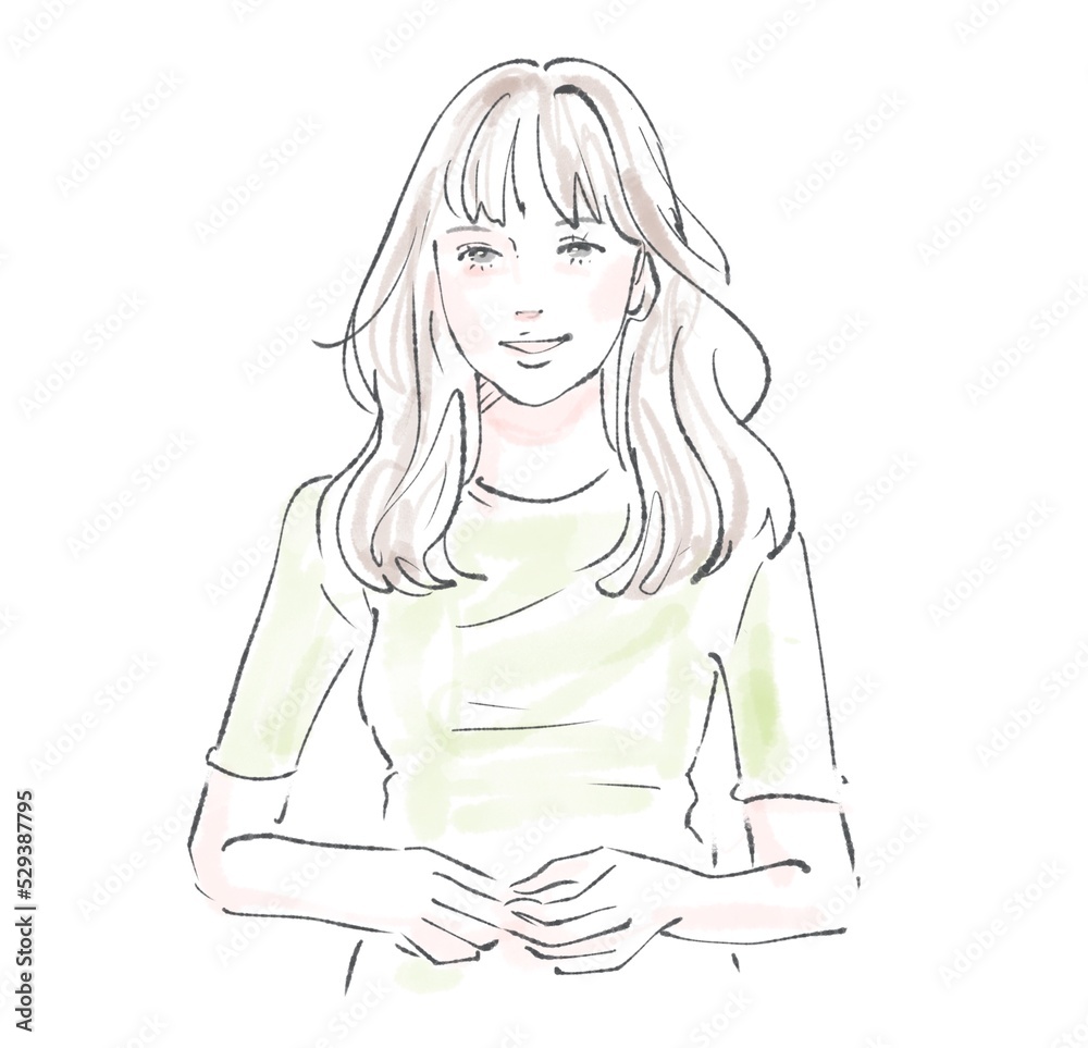 女性のイラスト 女性のイラスト