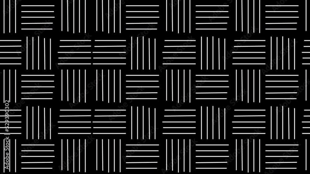2d animated line seamless pattern background