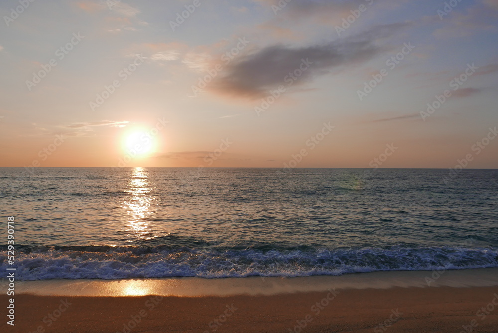 Coucher de soleil en Méditerranée