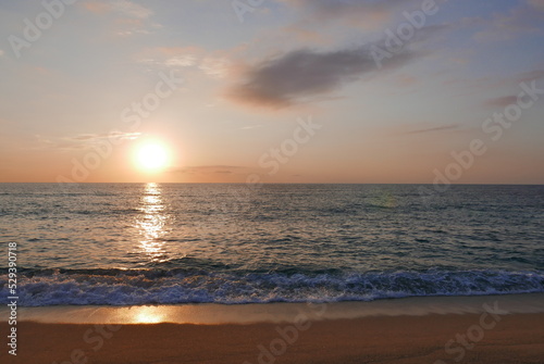 Coucher de soleil en Méditerranée