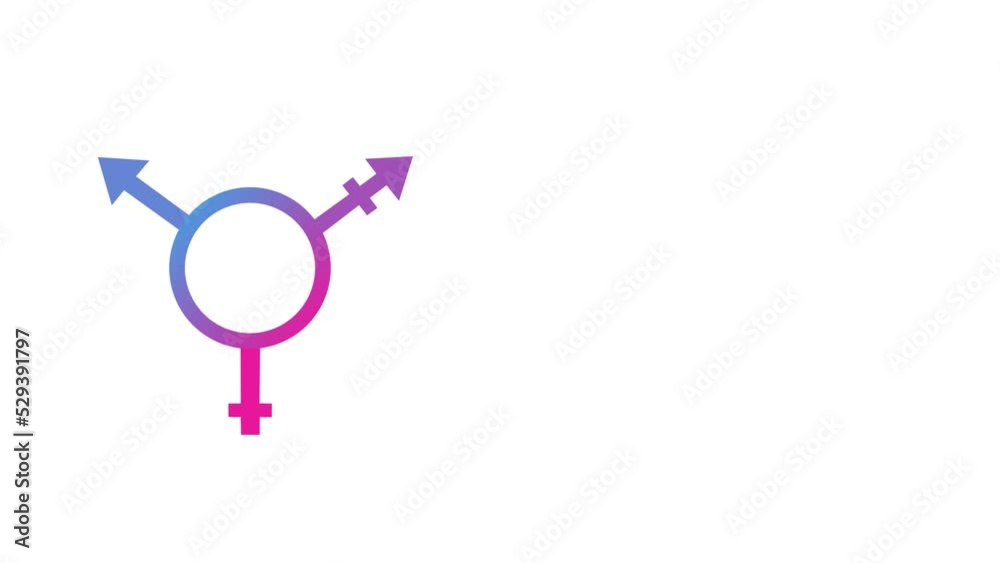 Animation or motion graphic Man, woman and transgender hands touch the circle to make LGBTQ signs appear Animation or motion graphic Man, woman and transgender hands touch the circle to make LGBTQ signs appear