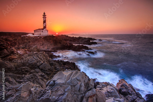 Favaritx lighthouse. Menorca photo