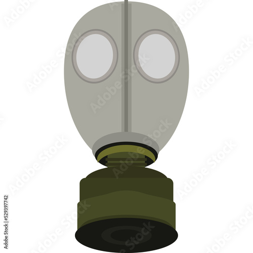 Obraz na płótnie apocalyptic gas mask w salonie