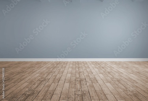 Papier peint Room with wooden floor