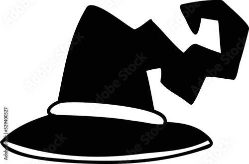 Hand Drawn witch hat illustration