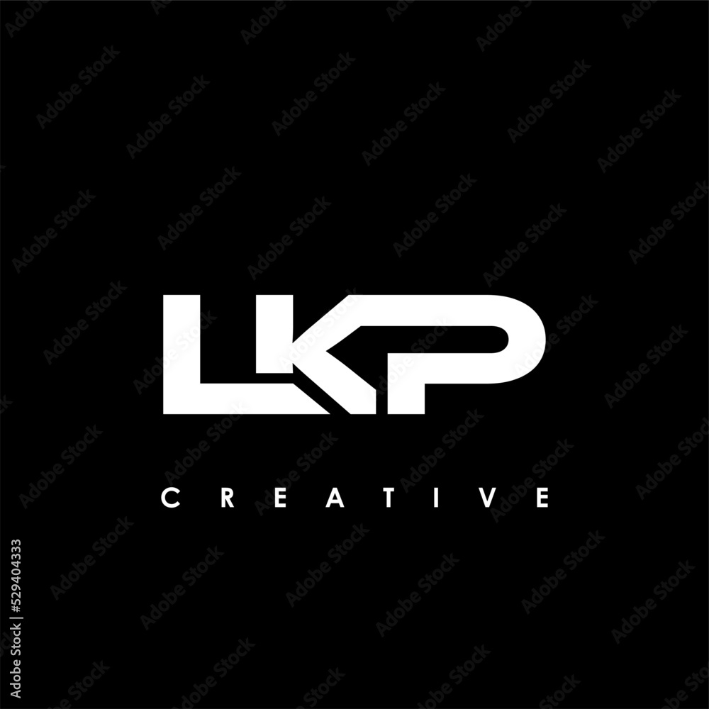 LKP Letter Initial Logo Design Template Vector Illustration LKP Letter Initial Logo Design Template Vector Illustration