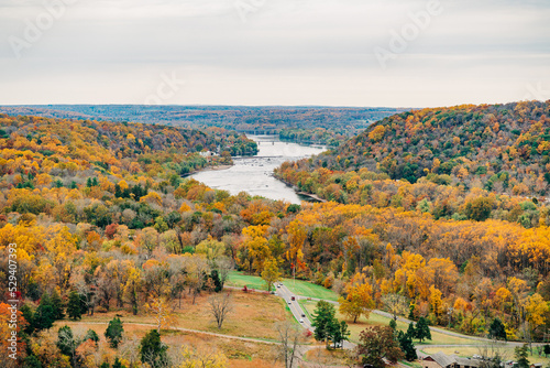 autumn landscape in the mountains