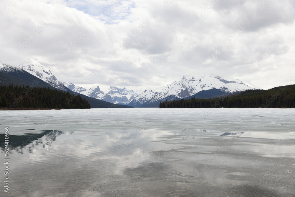 Canada, Alberta, Jasper National Park, Maligne Lake
