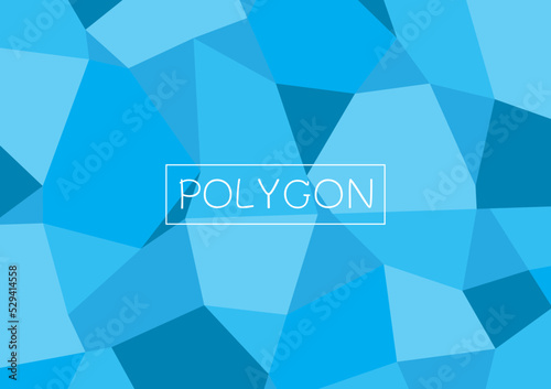 modern blue polygon background design