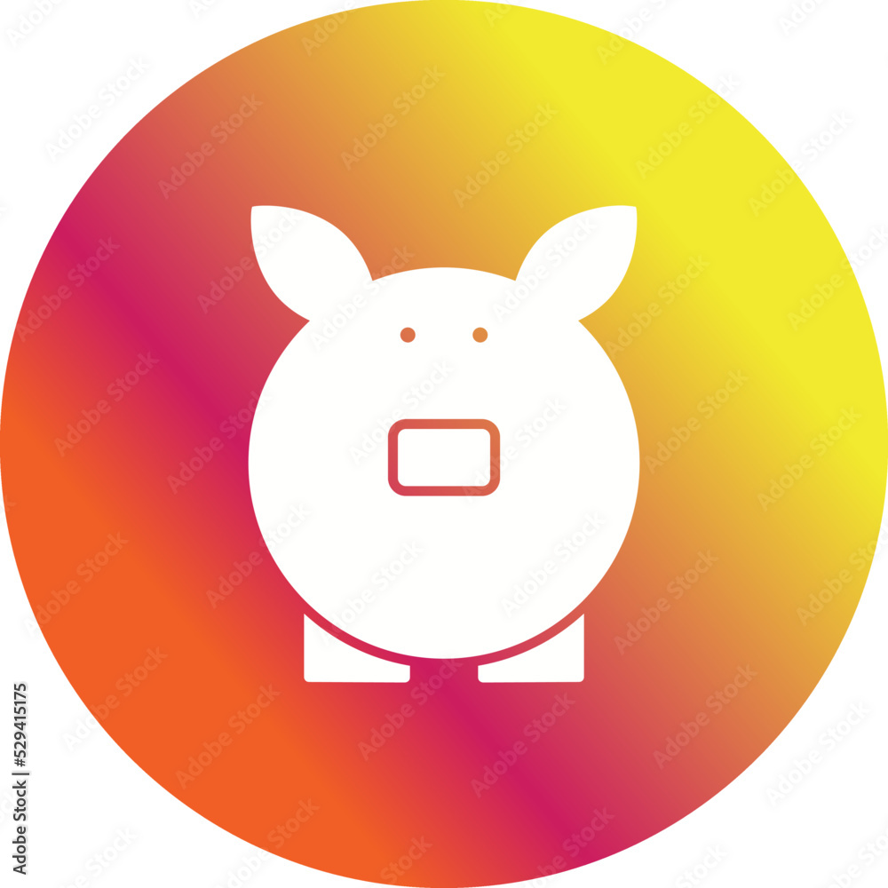 Fototapeta premium Unique Savings Vector Icon