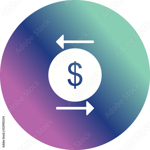 Unique Transcation Vector Icon
