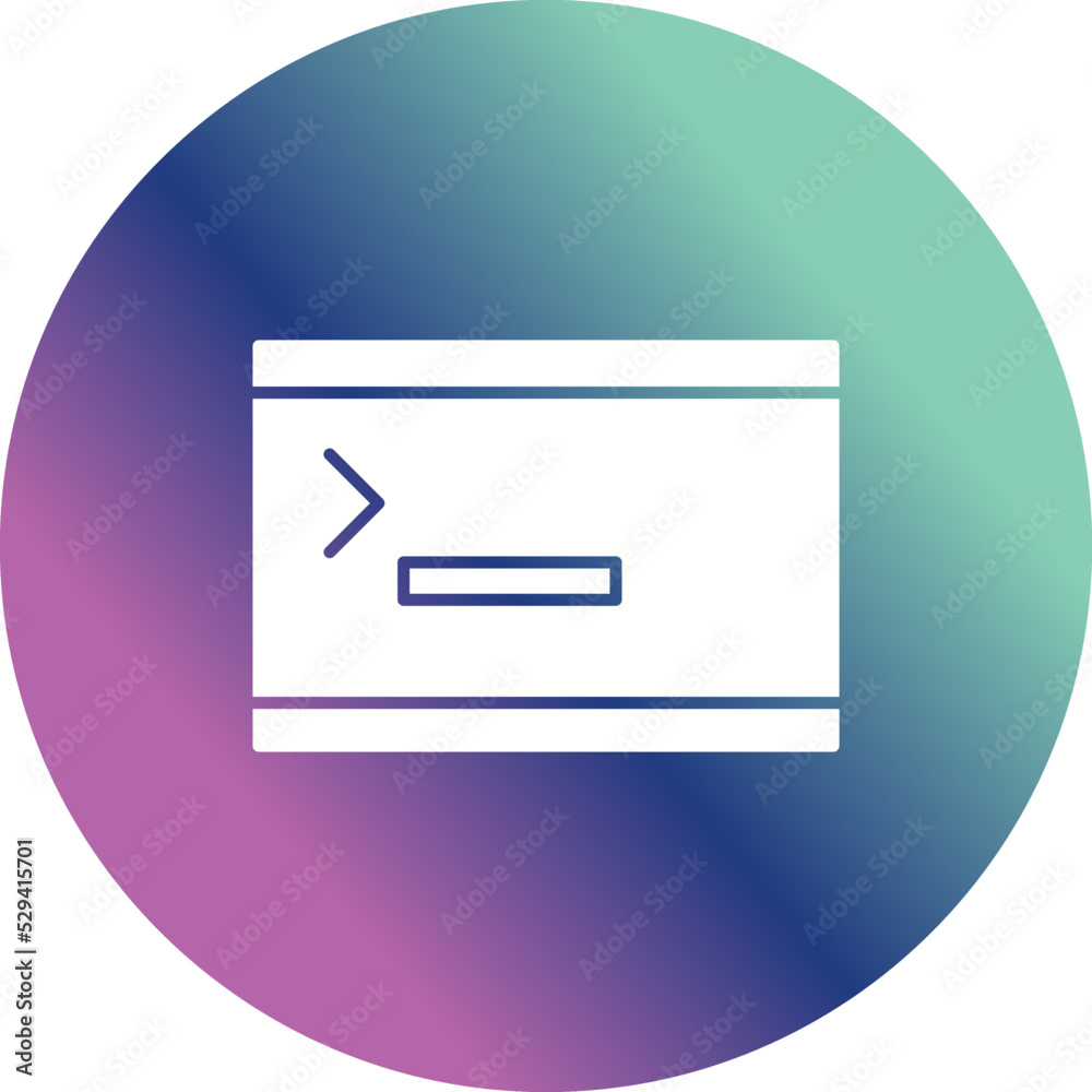 Unique Console Vector Icon