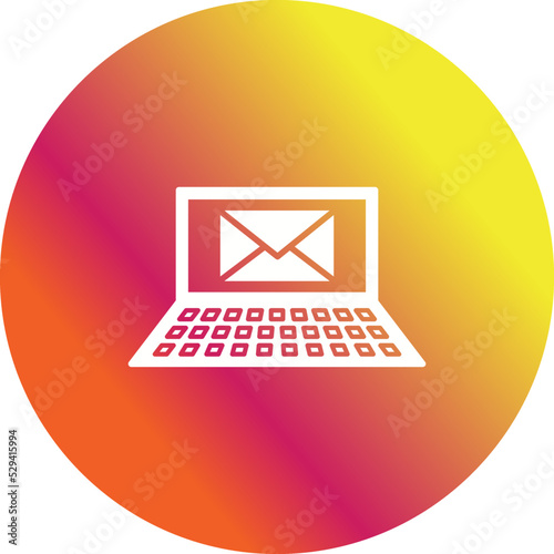 Unique Emails Vector Icon