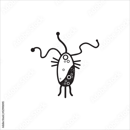 Freshwater microscopic organism plankton icon