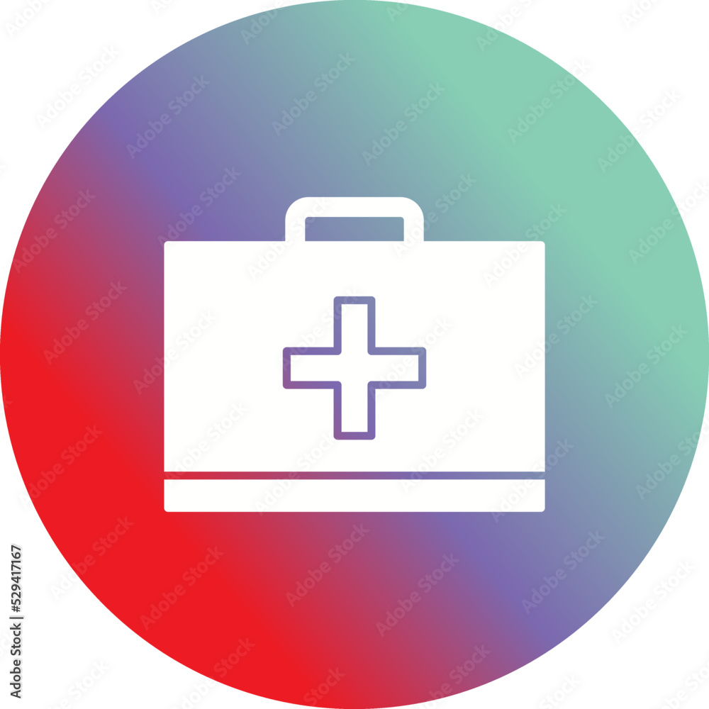 Obraz premium Unique First Aid Vector Icon