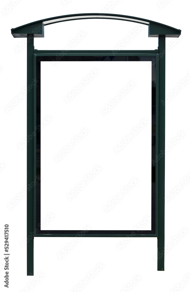 Blank bilboard stand