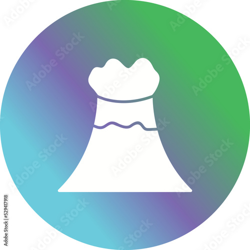 Volcano Vector Icon