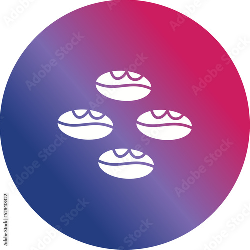 Coffee Beans Vector Icon