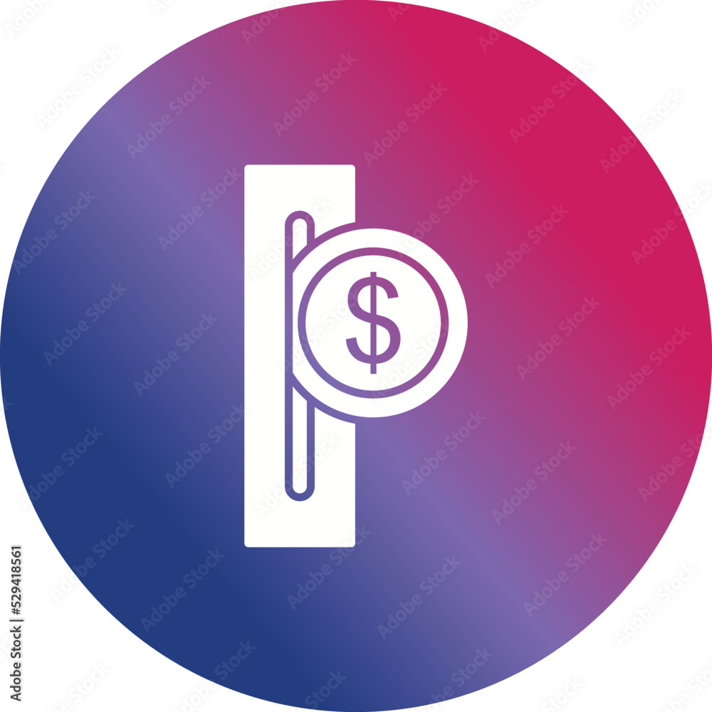 Slot for Coins Vector Icon Slot for Coins Vector Icon