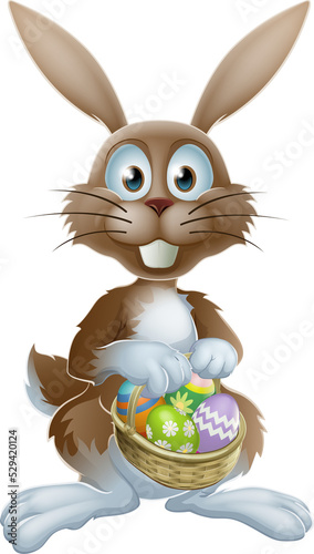 Easter bunny with chocolate...
